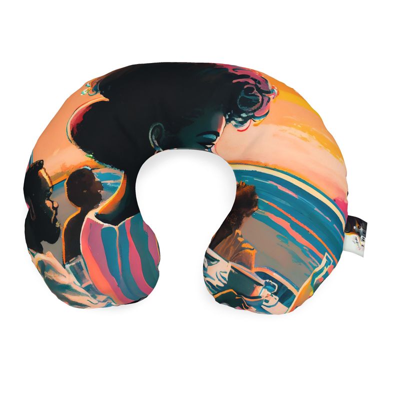 Sunset Beach Neck Pillow