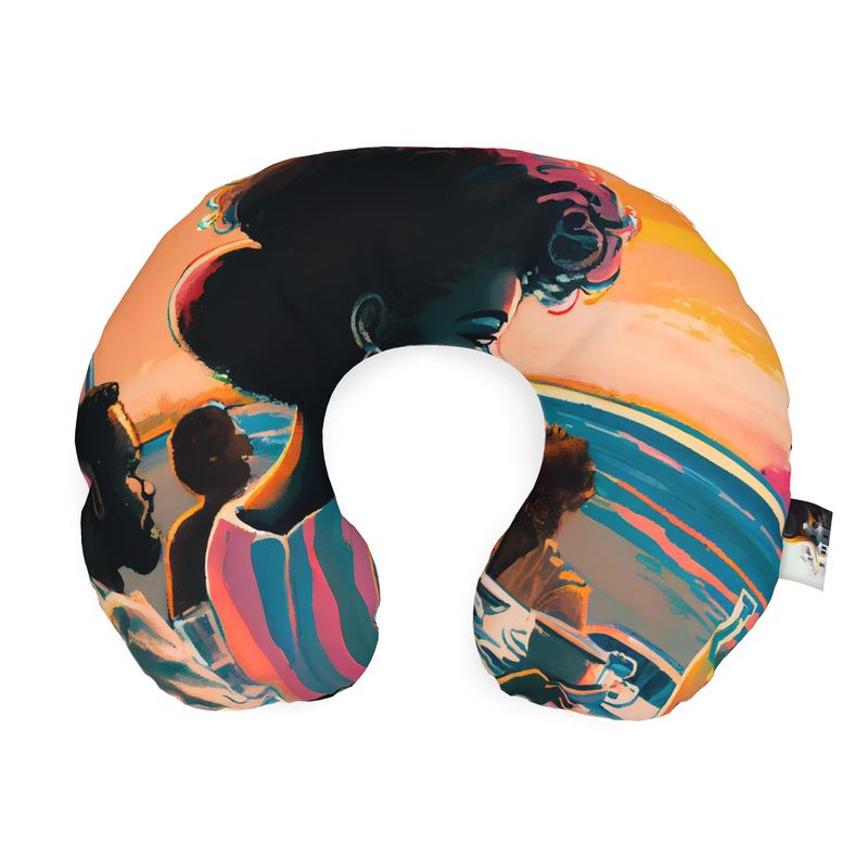 Sunset Beach Neck Pillow