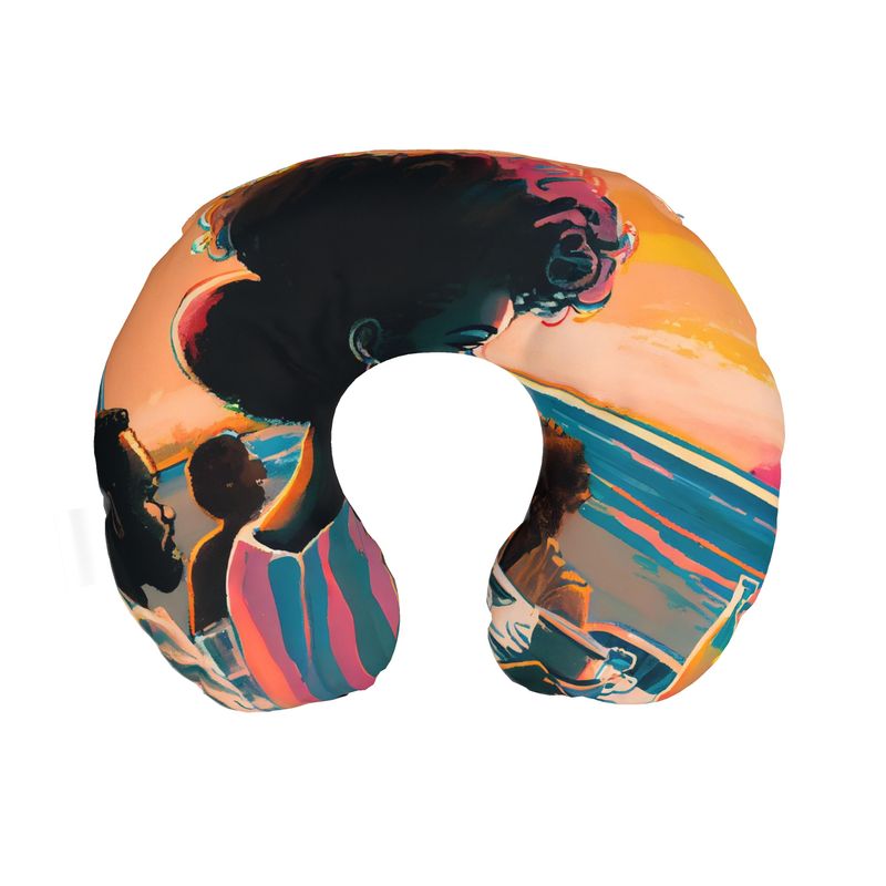 Sunset Beach Neck Pillow